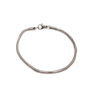 Βραχιόλι Ατσάλι 304, 21cm, αλυσίδα, Ασημί, 2012-136A | Karma Fashion