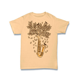 Saxophone Tree Tshirt