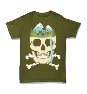 Skull Waterfall Tshirt
